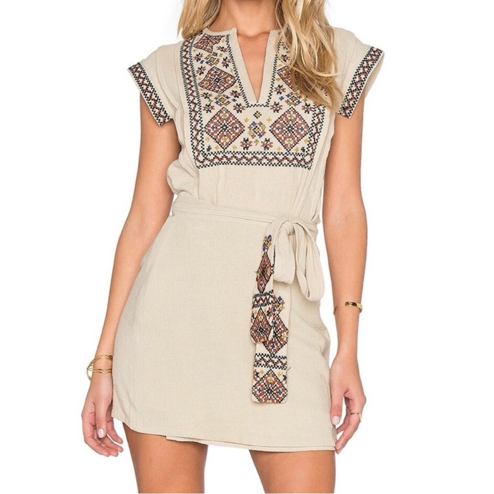 Free People Running Wild Embroidered Tunic